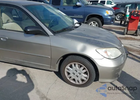 2005 Honda Civic Lx из США, поврежденный, VIN JHMES16565S003438